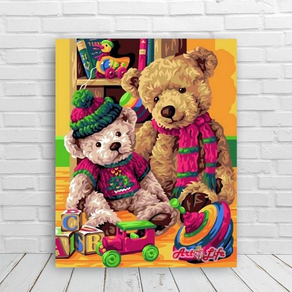 Teddy Bear | 35easy Paint By Number