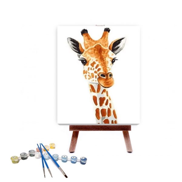 A lovely giraffe | 35easy Paint By Number