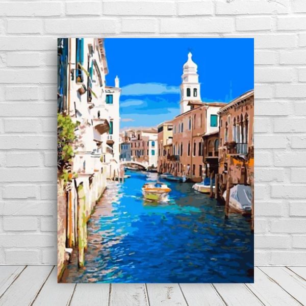 The Romantic City of Water, Venice | 35easy Paint By Number