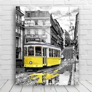 Trams in Lisbon | 35easy Paint By Number