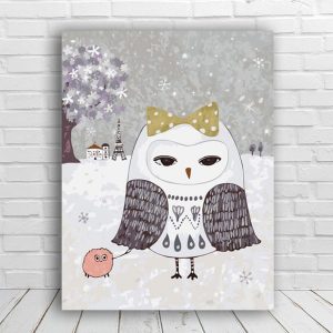 Owl Series by Graphic Designer & Illustrator Nico: Paris Owl | 35easy Paint By Number