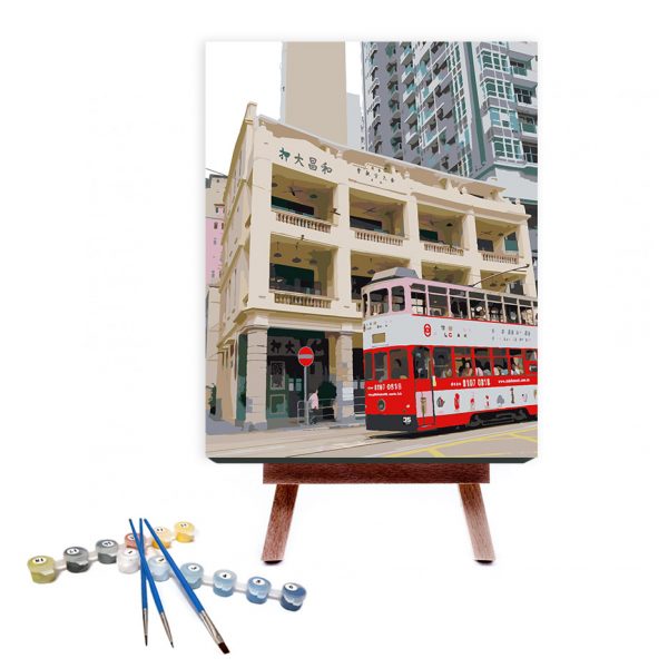 Hong Kong Style - The Streets of Wan Chai | 35easy Paint By Number