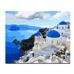 Beautiful Santorini | 35easy Paint By Number