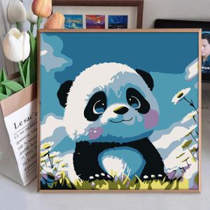 Cute Baby Panda | 35easy Paint By Number