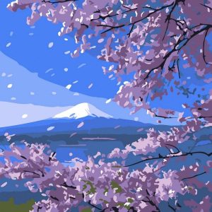 At the foot of Mount Fuji